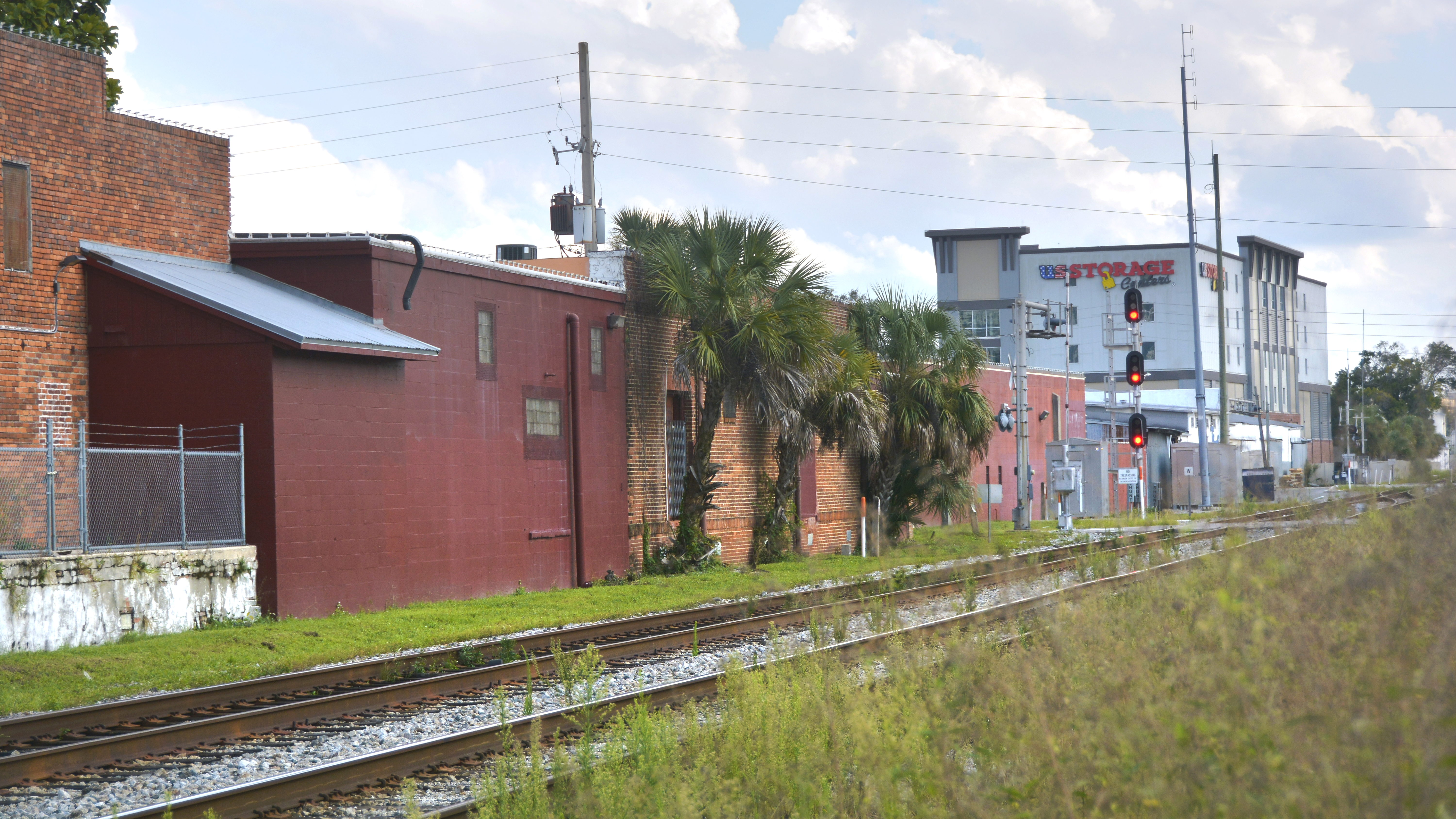 A view of the current conditions along the SunRail corridor.